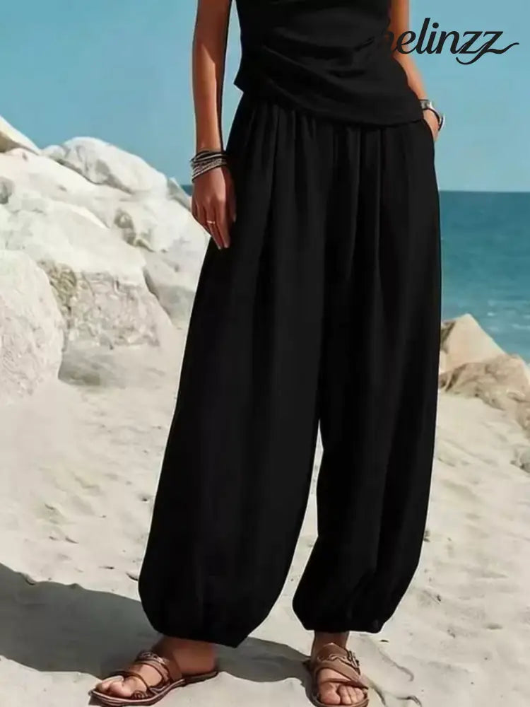 Full Size One-Shoulder Top and Wide Leg Pants Set