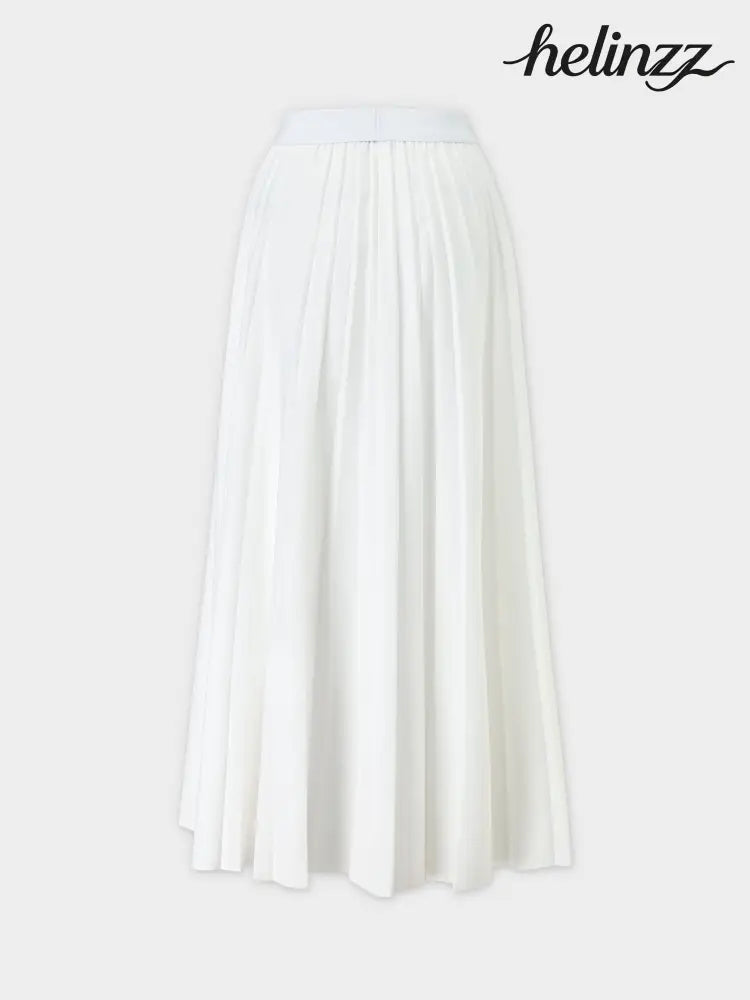 White Pleated Skirt 37’’ - Skirts