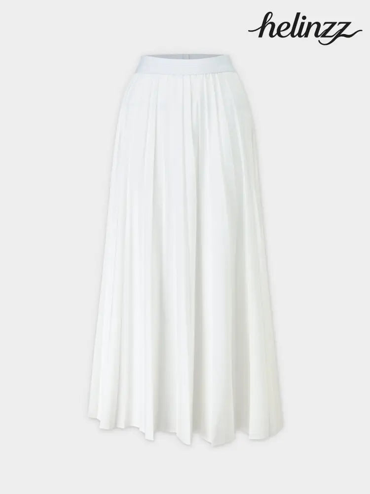 White Pleated Skirt 37’’ - Skirts