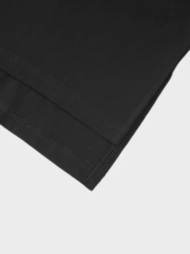 Wide Sleeve Black Tee - Tees